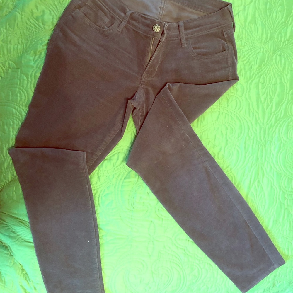 Corduroy gray jeans